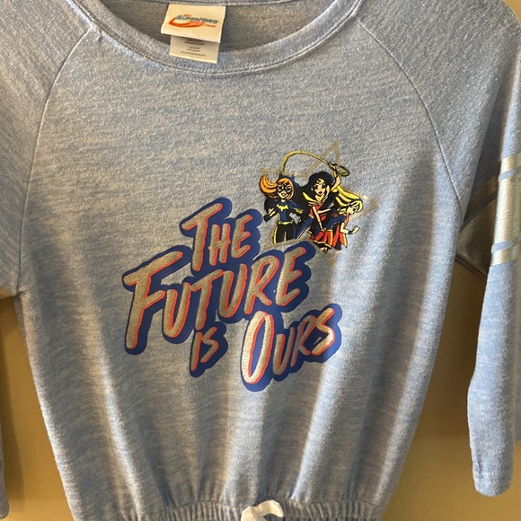 DC Super Hero Girls Blue Dress size large - Picture 2 of 8